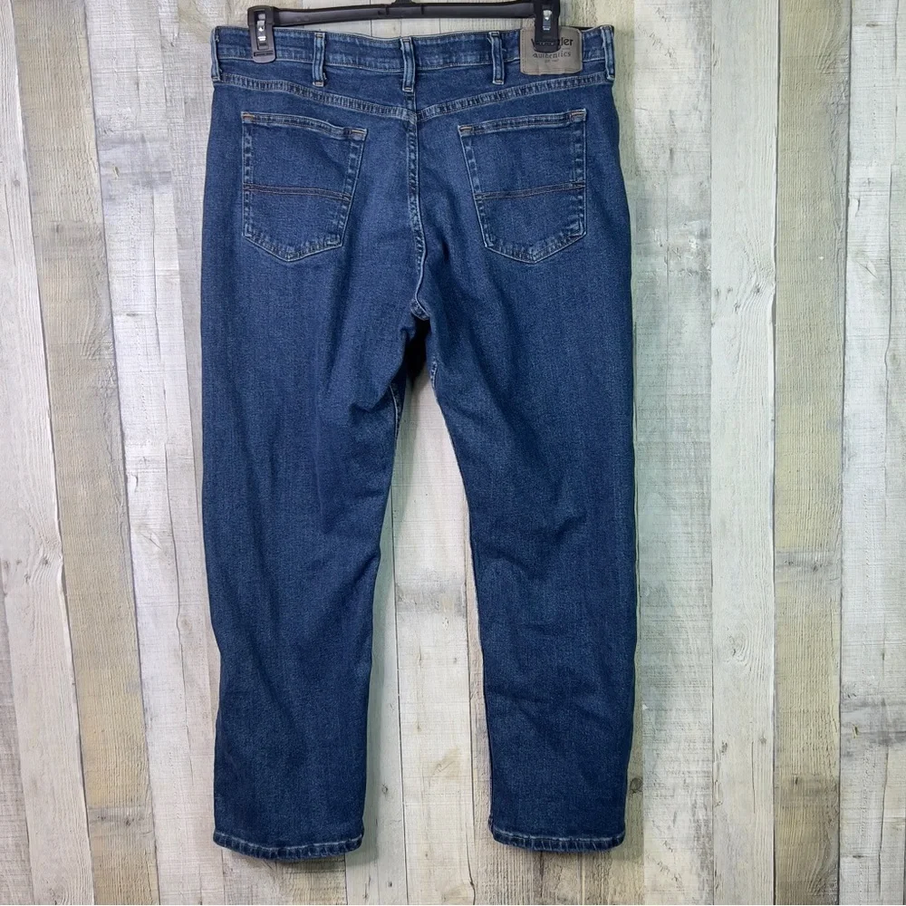 Wrangler Size 36x29 Blue Jeans 5 Pockets Belt Loops Straight Leg